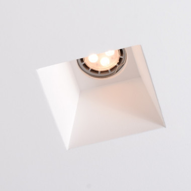 Product van Downlight Ring intergratie Pleisterwerk/Pladur Vierkant  voor LED Lamp GU10 / GU5.3 Cut 153x153 mm UGR17