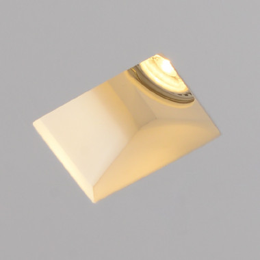 Produkt von LED-Downlightring für Gips/Gipsplatten Integration Eckig Accent für Glühbirne GU10 / GU5.3 Schnitt 123x123 mm UGR17
