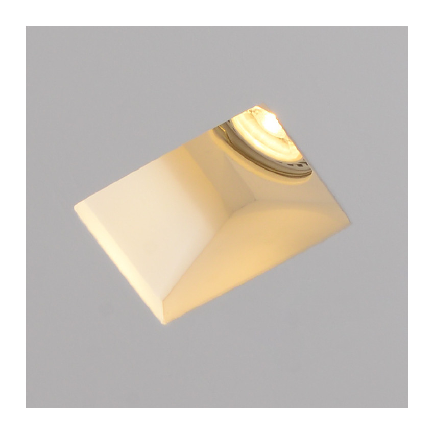 Product van Downlight Ring Integratie Vierkante Accent Pleisterwerk/Pladur  voor LED Lamp GU10 / GU5.3 Cut 123x123 mm UGR17