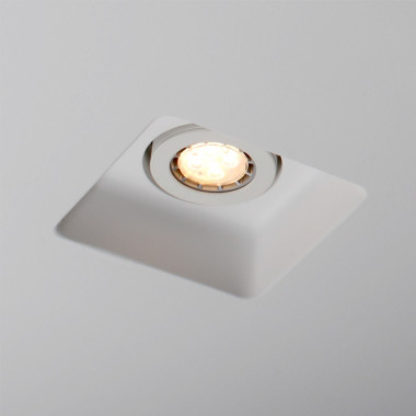 Produkt von LED-Downlightring für Gips/Gipsplatten Integration Eckig für Glühbirne GU10 / GU5.3 Schnitt 158x158 mm UGR17