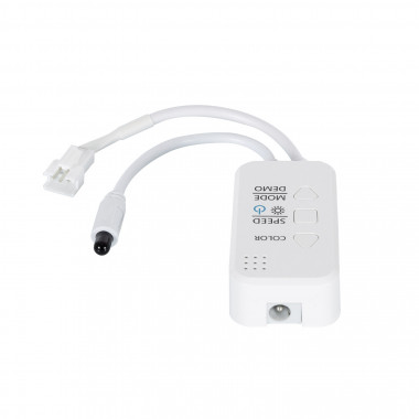 Product van Controller Regelaar WiFi LED Strip Digital SPI 5-24V DC RGB met IR afstandsbediening 