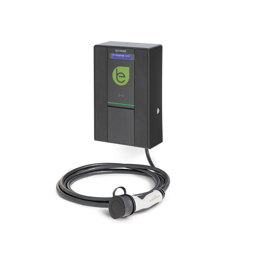 Produkt von Ladegerät für Elektroautos SCAME 7.4kW Einphasig mit Kabel 4m Connect & Charge 205.W18-S0