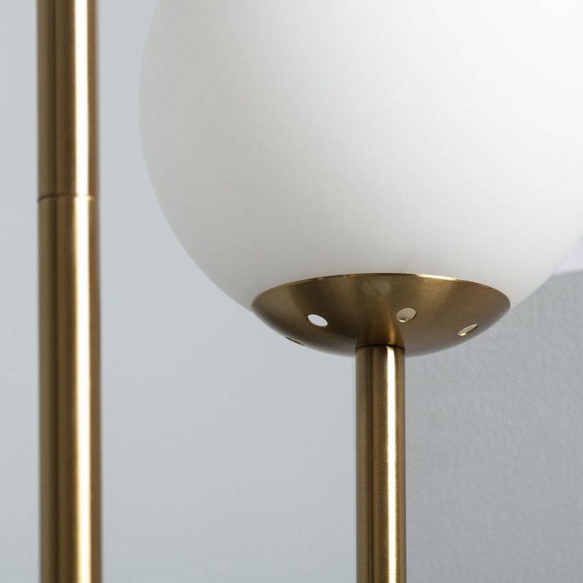 Produkt od Stojací Lampa z Kovu a Skla Moonlight Brass pro 2xE27 