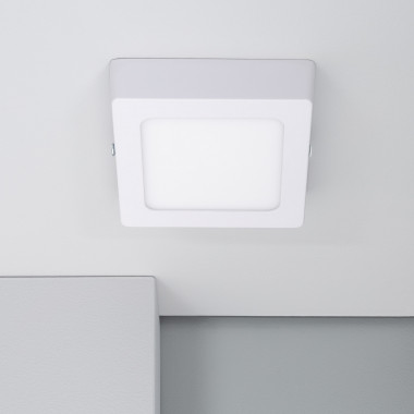 Plafondlamp LED 6W Vierkant  Slim CCT Selecteerbaar 105x105 mm Galán  SwitchDimm