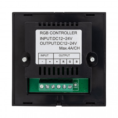 Product van Controller Regelaar Wand  Touch voor LED strip 12/24V DC RGB
