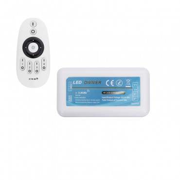 Product 12/24V DC Monochrome Dimmer Controller with 4 Zones RF Remote