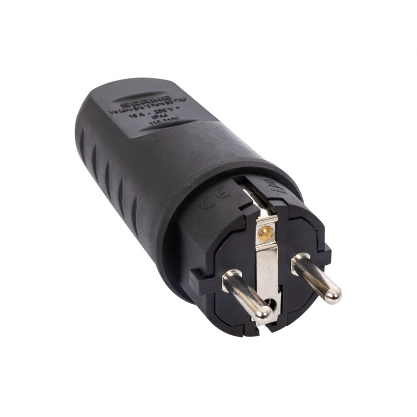 Product of Type F/E Extension Plug 2P+T 16A 250V AC    