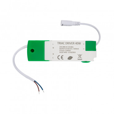 Product Driver Dimmable TRIAC 220-240V Sortie 25-42V DC 1050mA 40W No Flicker 
