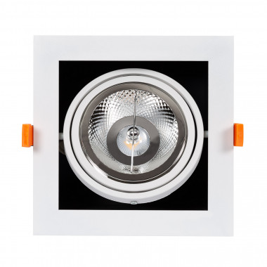 Product van Downlight LED Richtbaar Kardan Vierkant  AR111 Zaagmaat 165x165 mm