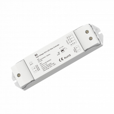 Product van LED Strip Controller/Dimmer LED Monocolor/CCT/RGB 220-240V AC compatibel met drukknop en RF Controller