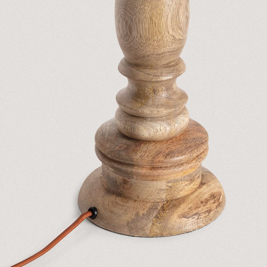 Product van Tafellampvoet van hout Dinka ILUZZIA