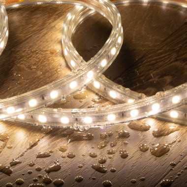 Product of Warm White LED Strip 220V AC 60 LED/m Dimmable IP65