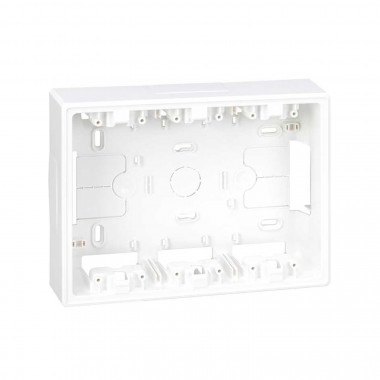 Boîtier en saillie pour 3 éléments Blanc SIMON 500 Cima 51050003-030
