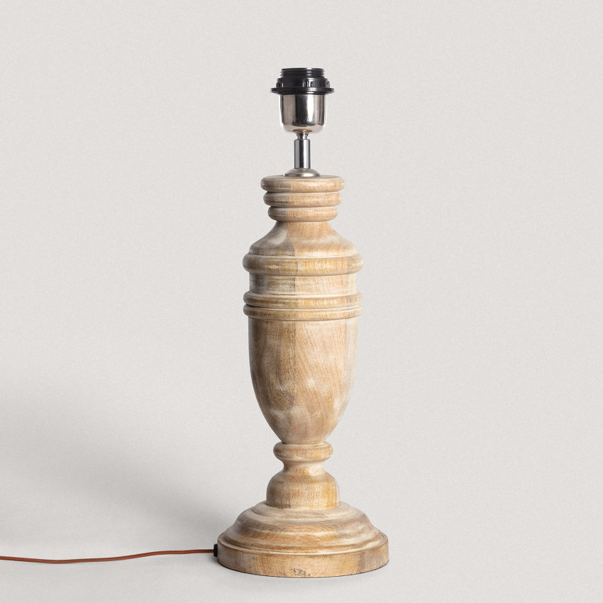 Produkt von Lampenfuß für Tischleuchte Holz Hausa ILUZZIA