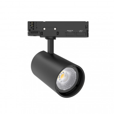 Product of 30W Fasano No Flicker DALI Dimmable CCT LED Spotlight for Three Circuit Track in Black
