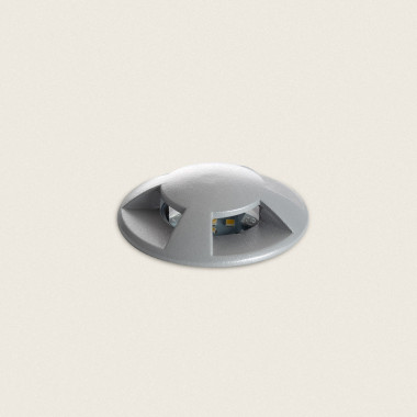 Balise Extérieure LED 1W Encastrable Sol 4L 24V DC Loto Grise
