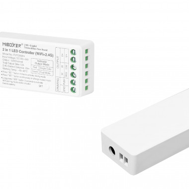 Produkt od Přijímač WiFi pro LED pásky Jednobarevné/CCT 12/24V DC MiBoxer FUT035W+ Kompatibilní s tlačítkovým vypínačem