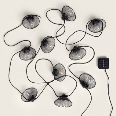 6,5m Solární Venkovní LED Světelná Girlanda s Žárovkami Kodos