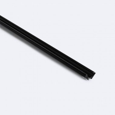 Profilé Aluminium 2m Noir pour Ruban LED - Cache Opaque Noir - SILUMEN