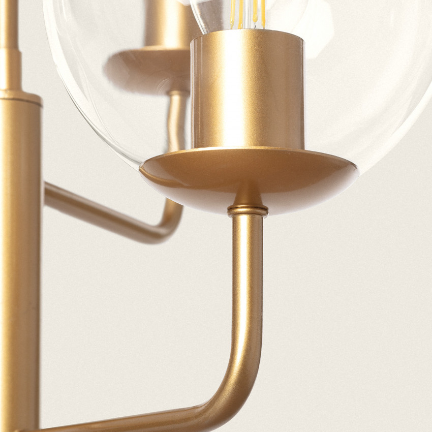 Product of Tribubble Metal & Glass Pendant Lamp 