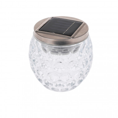 Glazen LED Pot Solar Kesia