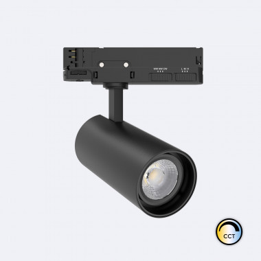 Produit de Spot LED Fasano 30W pour Rail Triphasé CCT No Flicker Dimmable DALI Noir