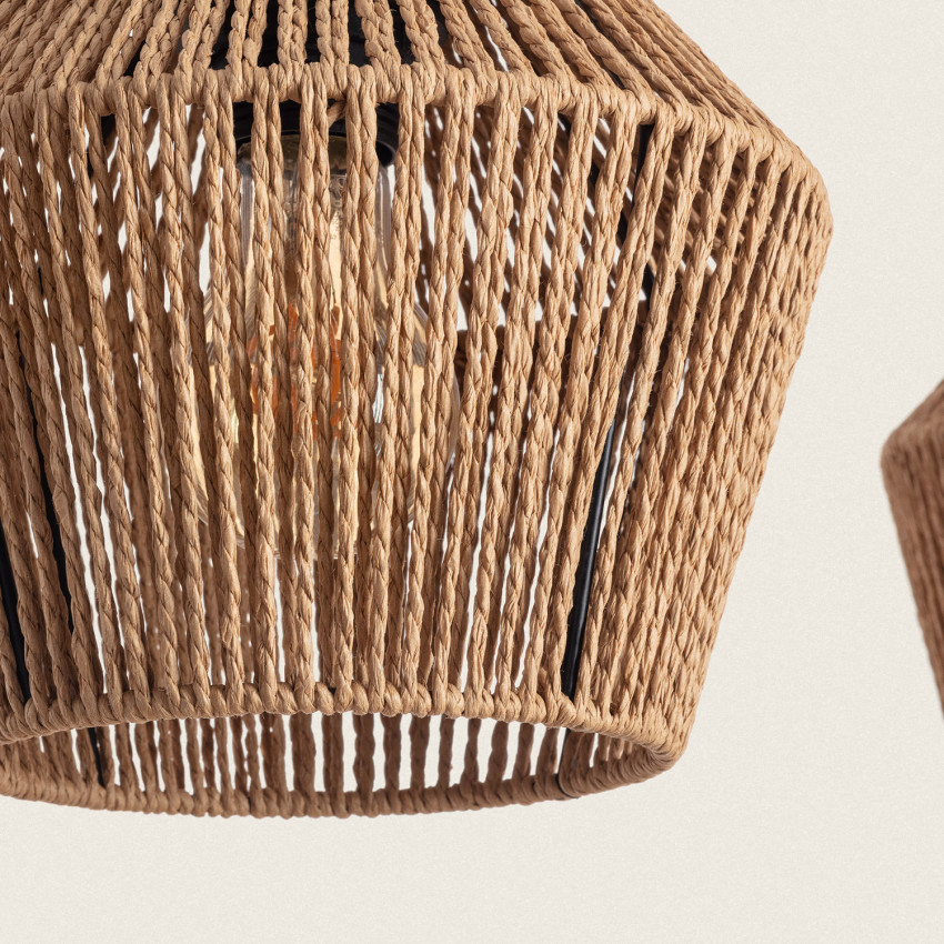 Product of Kirito Braided Paper Three Spotlight Pendant Lamp 