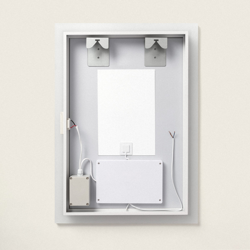 Produit de Miroir Salle de bain avec Éclairage LED Anti-buée Nerja 70x50 cm