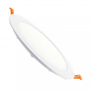Dalle LED Ronde Extra Plate 20W Coupe Ø205 mm