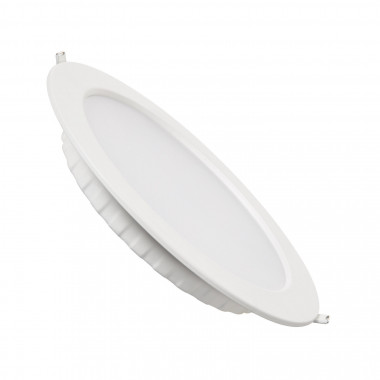 Dalle LED Ronde Dimmable Slim 18W Coupe Ø185 mm