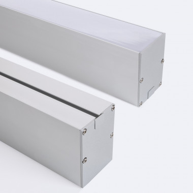Profilé Aluminium 2m pour Ruban LED Couvercle Opaque