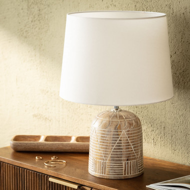 Wooden table lamps sales uk