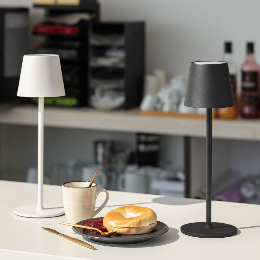 Produkt od Přenosná Kovová Stolní LED Lampa 3W Anisa s USB Dobíjecí Baterií 