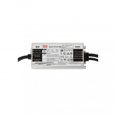 75W 27-56V Output 100-240V 1300-2100mA IP67 MEAN WELL Driver XLG-75-H-AB