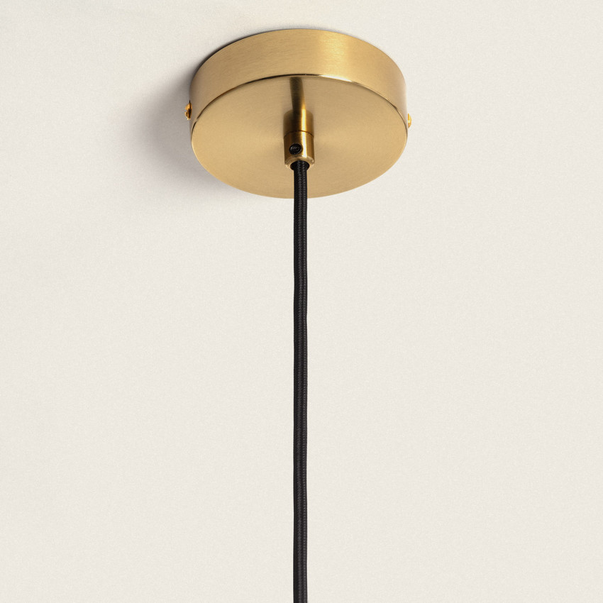 Product van Hanglamp van Metaal en Glas Moonlight Brass 