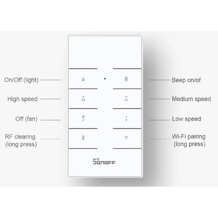 Product van WiFi-controller voor AC-plafondventilator SONOFF iFan04-H