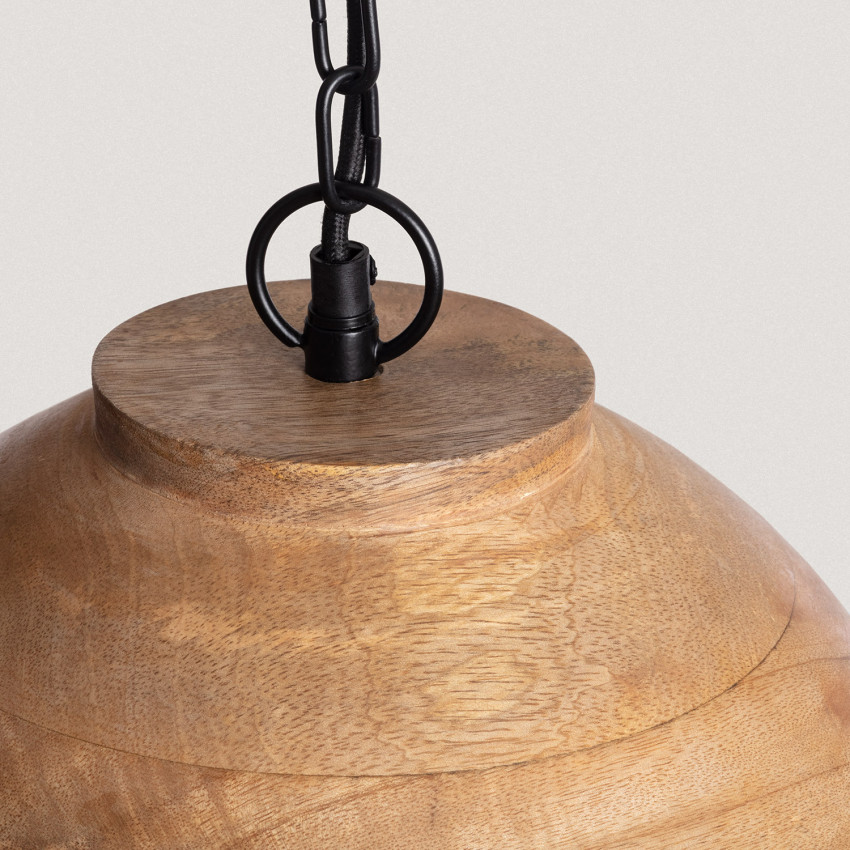Product of Naisha S Wooden Pendant Lamp ILUZZIA 
