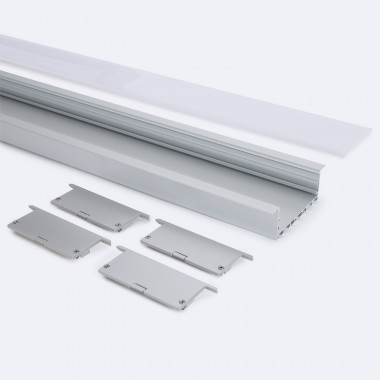 Produkt von Aluminiumprofil Einbau Gross 2m für LED-Streifen bis 60 mm