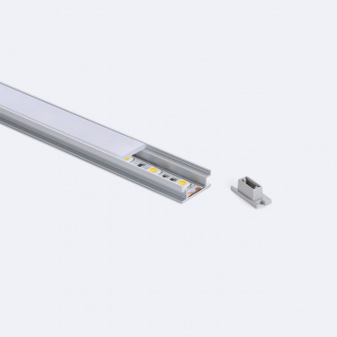 Profilo Alluminio Calpestabile per Pavimento per Striscie LED fino a 10 mm
