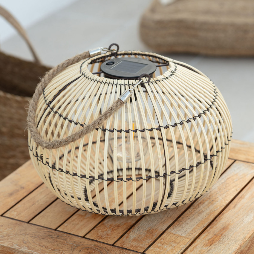 Product of Sirpur Rattan Outdoor Solar LED Table Lamp