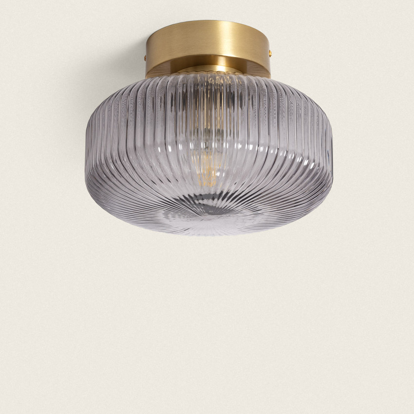 Product van Plafondlamp Windsor Metaal en Glas