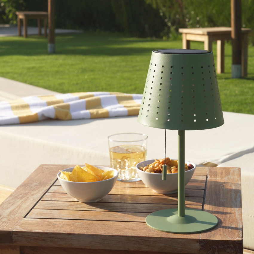 Product of 3W Banate Portable Outdoor Solar LED Table Lamp with USB Rechargeable Battery