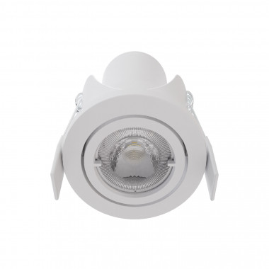 6.5W Round White Directional LED Downlight with Ø68 mm Cut Out
