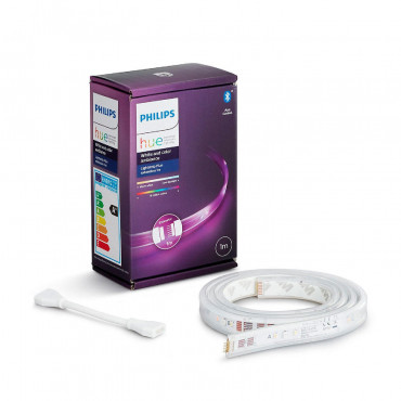 Product PHILIPS Hue Plus V4 11.5W White Colour LED Strip Extension 1m
