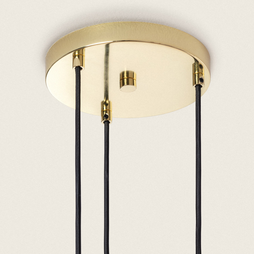 Product van Hanglamp Metaal en Glas Tri Baudelaire