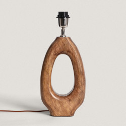 Darshan Wooden Table Lamp Base ILUZZIA