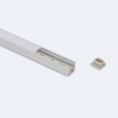 Profilo Alluminio Superficie e Sospensione 2m per Striscie LED fino a 13 mm