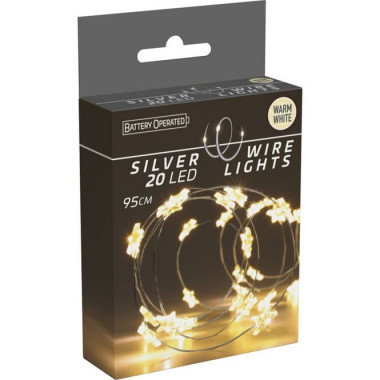 Guirlande LED Fil de Fer avec Pinces à Linge Rose Doré à Piles 3.5m