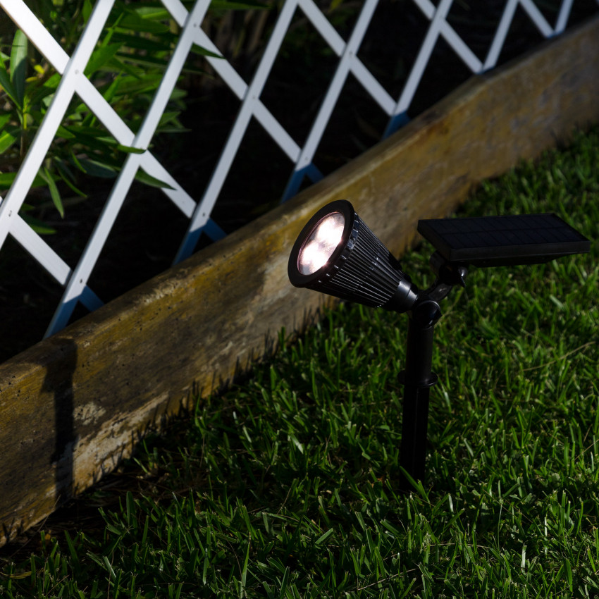 Product of Meillion RGB Solar IP65 LED Floodlight with Spike