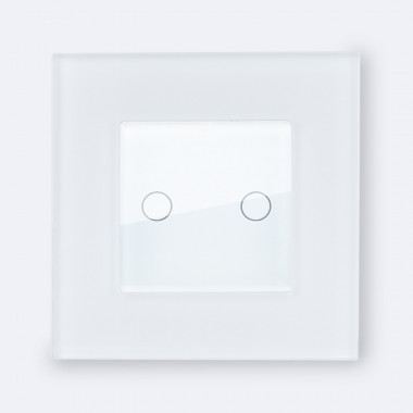 Product of Double Tactile Switch with Modern Glass Frame